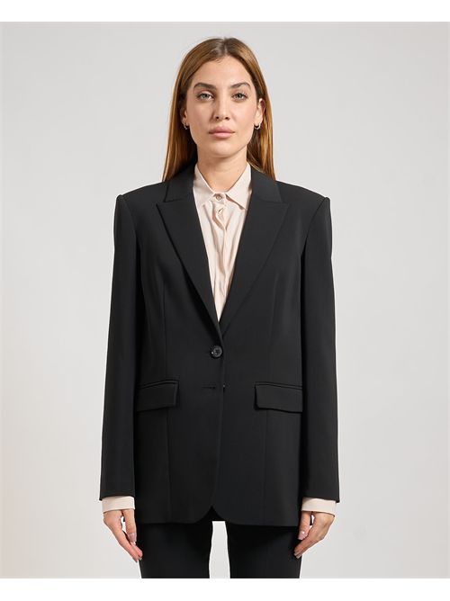 Blazer oversize donna Patrizia Pepe in crêpe PATRIZIA PEPE | 8S1456-A6F5K103